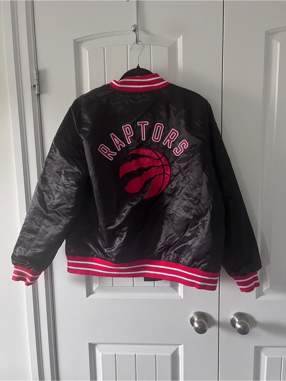 STARTER Raptors Satin Varsity Jacket - Picture 7 of 7